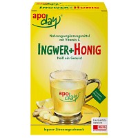APODAY Ingwer+Honig+Vitamin C Pulver - 10X10g - Vitamingetränke