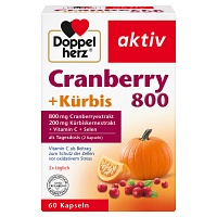 DOPPELHERZ Cranberry+Kürbis Kapseln - 60St - Blasenstärkung