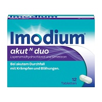 IMODIUM akut N duo Tabletten - 12St - Durchfallmittel