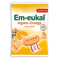 EM-EUKAL Bonbons Ingwer Orange zuckerfrei - 75g