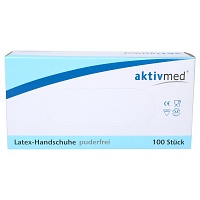 LATEX-HANDSCHUHE Einmal puderfrei L - 100St