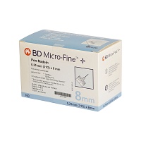 BD MICRO-FINE+ 8 Pen-Nadeln 0,25x8 mm - 100St