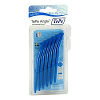 TEPE Angle Interdentalbürste 0,6mm blau - 6St - Interdentalpflege