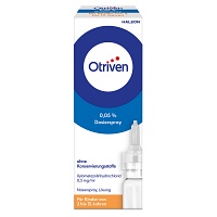 OTRIVEN 0,05% Dosierspray o.Konservierungsstoffe - 10ml - Nase frei