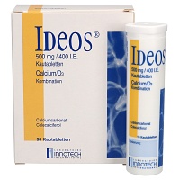 IDEOS 500 mg/400 I.E. Kautabletten - 90St - Calcium & Vitamin D3