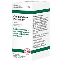 CAULOPHYLLUM PENTARKAN Tabletten - 200St