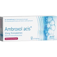 AMBROXOL acis 30 mg Trinktabletten - 20St
