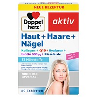 DOPPELHERZ Haut+Haare+Nägel Tabletten - 60St - Biotin