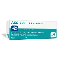 ASS 500-1A Pharma Tabletten - 30St - Kopfschmerzen und Migräne