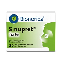 SINUPRET forte überzogene Tabletten - 20St - Nase frei