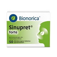 SINUPRET forte überzogene Tabletten - 50St - Nase frei