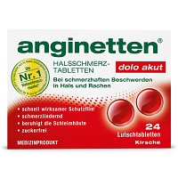 ANGINETTEN dolo akut Halstabletten - 24St - Halsschmerzen