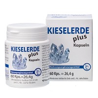 KIESELERDE PLUS Kapseln - 60St - Für Haut, Haare & Knochen