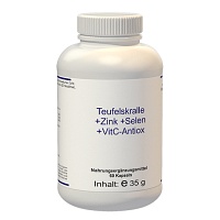 TEUFELSKRALLE+ZINK+Selen+Vit C-Antiox Kapseln - 60St
