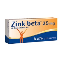 ZINK BETA 25 Brausetabletten - 40St - Selen & Zink