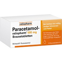 PARACETAMOL-ratiopharm 500 mg Brausetabletten - 10St