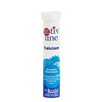 ACTIVLINE Calcium Zitrone Brausetabletten - 20St