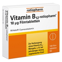 VITAMIN B12-RATIOPHARM 10 µg Filmtabletten - 100St - Vitamine