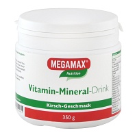 MEGAMAX Vita Mineral Drink Kirsche Pulver - 350g