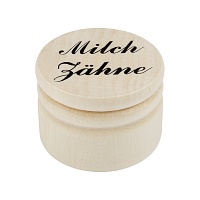 MILCHZAHNDOSE Holz 2,5 cm - 1St
