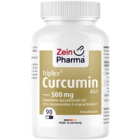 CURCUMIN-TRIPLEX3 500 mg/Kap.95% Curcumin+BioPerin - 90St