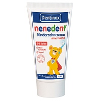 NENEDENT Kinderzahncreme o.Fluorid Standtube - 50ml - Kinderzahnpflege