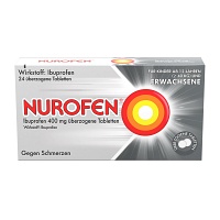 NUROFEN Ibuprofen 400 mg überzogene Tabletten - 24St - Schmerzen allgemein