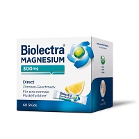 BIOLECTRA Magnesium 300 mg Direct Zitrone Sticks - 60St - Wadenkrämpfe