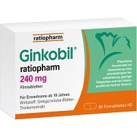 GINKOBIL-ratiopharm 240 mg Filmtabletten - 60St - Gedächtnisstärkung