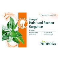 SIDROGA Hals- und Rachen-Gurgeltee Filterbeutel - 20X2.5g - Halsschmerzen