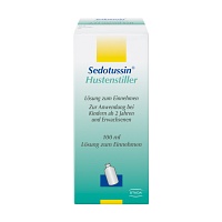 SEDOTUSSIN Hustenstiller Saft - 100ml - Hustenstiller