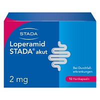 LOPERAMID STADA akut 2 mg Hartkapseln - 10St - Durchfallmittel