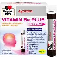 DOPPELHERZ Vitamin B12 Plus system Trinkampullen - 10X25ml - Vitamine