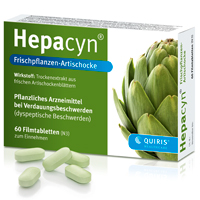 HEPACYN Frischpflanzen Artischocke Filmtabletten - 60St - Artischocken-Präparate