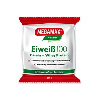 EIWEISS 100 Erdbeer Megamax Pulver - 30g
