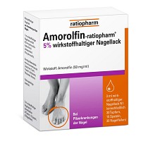 AMOROLFIN-ratiopharm 5% wirkstoffhalt.Nagellack - 3ml - Haut & Nagelpilz