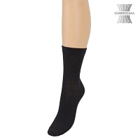 COMPRESSANA Aktiv Bandagensocken Gr.5 schwarz - 2St