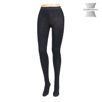 COMPRESSANA Microcotton Strumpfh.BW Gr.2 schwarz - 1St