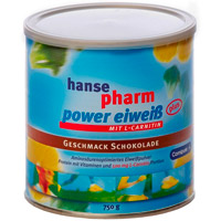 HANSEPHARM Power Eiweiß plus Schoko Pulver - 750g - Abnehmen