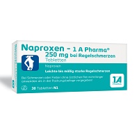 NAPROXEN-1A Pharma 250 mg b.Regelschmerzen Tabl. - 30St