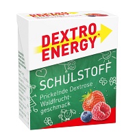 DEXTRO ENERGY Schulstoff Waldfrucht Täfelchen - 50g - Traubenzucker
