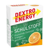 DEXTRO ENERGY Schulstoff Orange Täfelchen - 50g - Traubenzucker