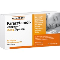 PARACETAMOL-ratiopharm 75 mg Zäpfchen - 10St - Schmerzen allgemein