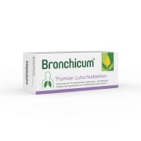 BRONCHICUM Thymian Lutschtabletten - 50St - Pflanzliche Hustenmittel
