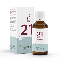 BIOCHEMIE Pflüger 21 Zincum chloratum D 6 Tropfen - 30ml
