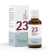 BIOCHEMIE Pflüger 23 Natrium bicarbonicum D 6 Tro. - 30ml