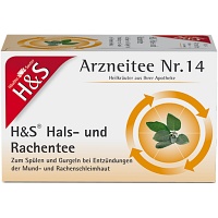 H&S Hals- und Rachentee Filterbeutel - 20X2.5g - Heilkräutertees