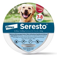 SERESTO 4,50g + 2,03g Halsband für Hunde ab 8kg - 1St - Tierbedarf