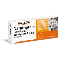 NARATRIPTAN-ratiopharm bei Migräne Filmtabletten - 2St - Kopfschmerzen und Migräne