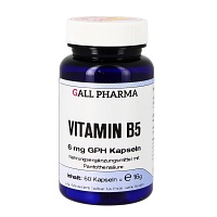 VITAMIN B5 6 mg GPH Kapseln - 60St